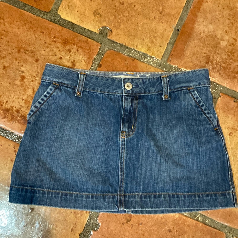 Gap mini skirt, denim